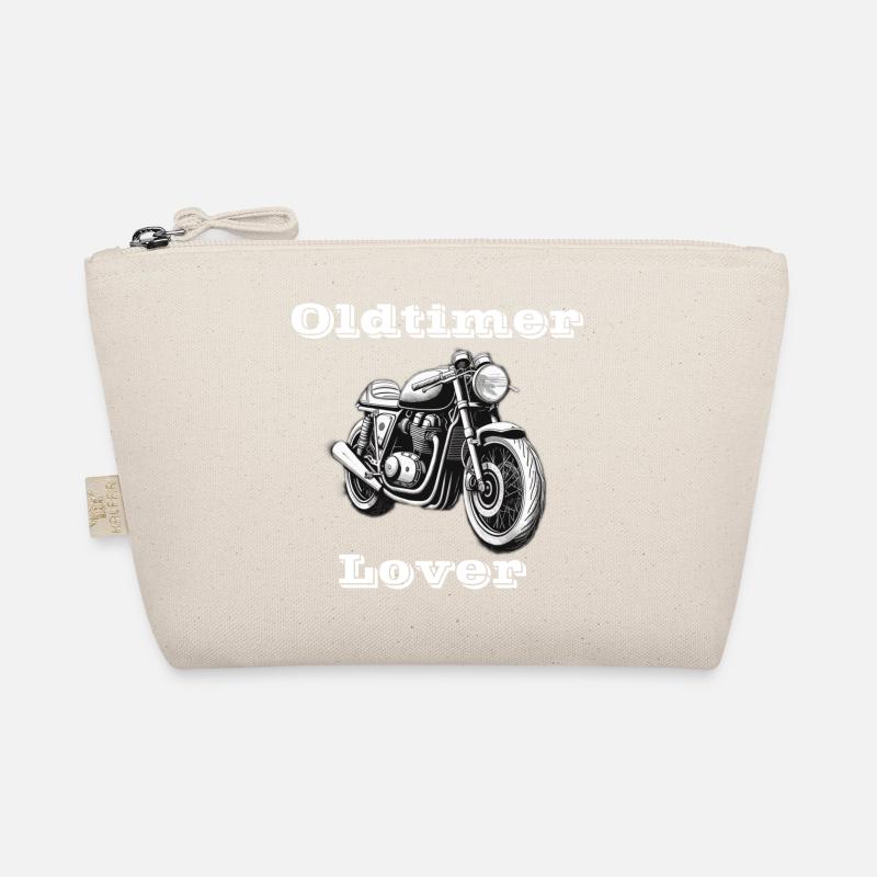 Oldtimer Lover weiß Bio-Täschchen