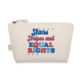 Rayures étoilées et égalité - Trousse biologique - nature - Devant