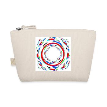 Bunte Spiralen - - Bio-Täschchen - Natur - Vorne