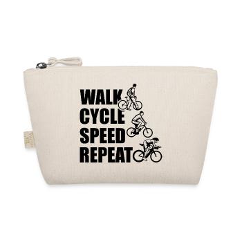 Walk Cycle Speed Repeat - Organic Pouch - nature - Front