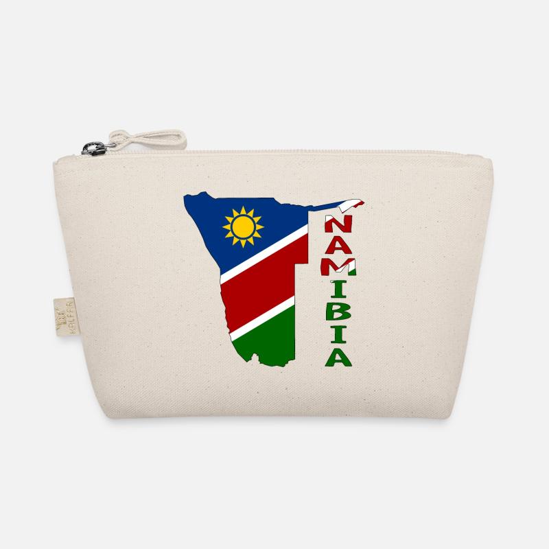 Namibia Map Flag Organic Pouch