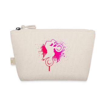 Men's Dirt Bike Motocross Supermoto Women - Organic Pouch - nature - Front