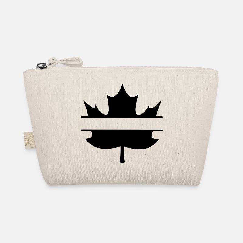 Maple leaf canada middle space released Organic Pouch