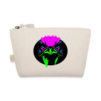 Angry Ostrich - Organic Pouch - nature - Front