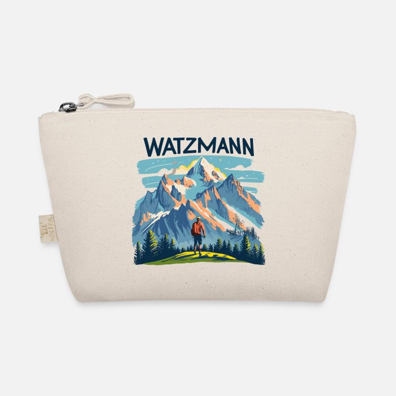 Berg Watzmann Faszination - Bayerischen Alpen - Bio-Täschchen - Natur