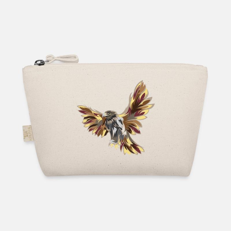 Eagle flight illustration colors icon bird icon Organic Pouch
