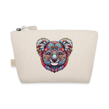 Koala decorated with Mandalas - Organic Pouch - nature - Front