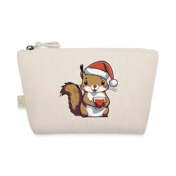 Glow Squirrel 1 - Organic Pouch - nature - Front
