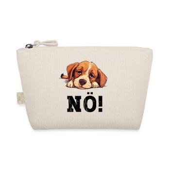 Hund Nö Einfach Nö No Nein Hündchen Lustig Spruch - Bio-Täschchen - Natur - Vorne