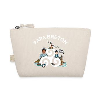 Papa Breton Triskèle et Drapeau de la Bretagne - Trousse biologique - nature - Devant