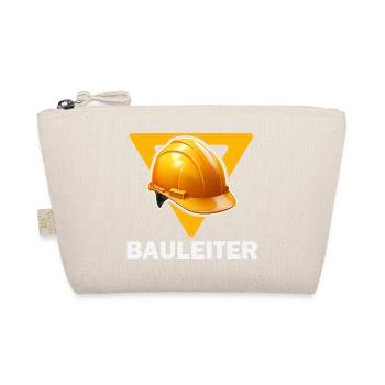 Baustellenleiter Bauhelm - Bio-Täschchen - Natur - Vorne