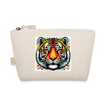 Tigre Pop Art - Trousse biologique - nature - Devant