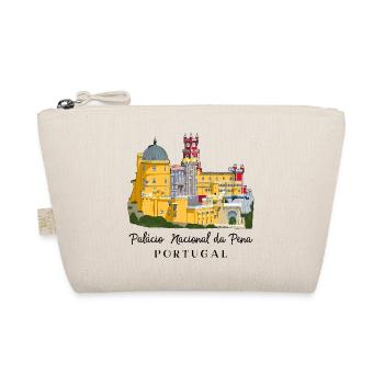Portugal, Schloss Sintra, Pena Palast, Zeichnung - Bio-Täschchen - Natur - Vorne