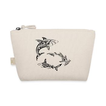 Polynesian Black Sharks - Organic Pouch - nature - Front
