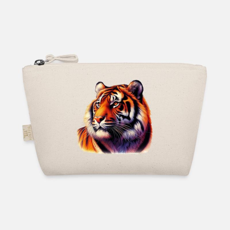 Tiger - Bio-Täschchen - Natur