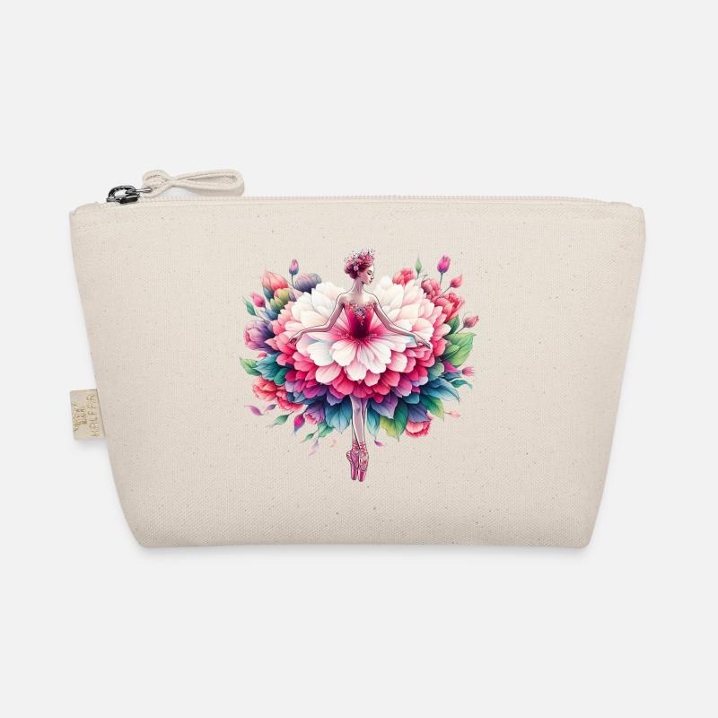 Ballet dancer with tutu Organic Pouch