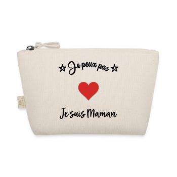 I CAN'T. MOM - Organic Pouch - nature - Front