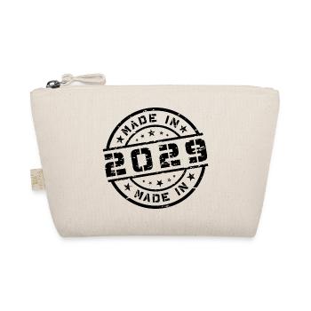 Birth Year Birthday Born In - Made in 2029 - Organic Pouch - nature - Front