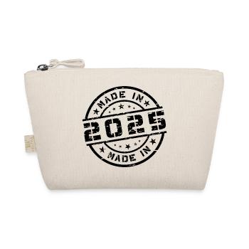 Birth Year Birthday Born In - Made in 2025 - Organic Pouch - nature - Front