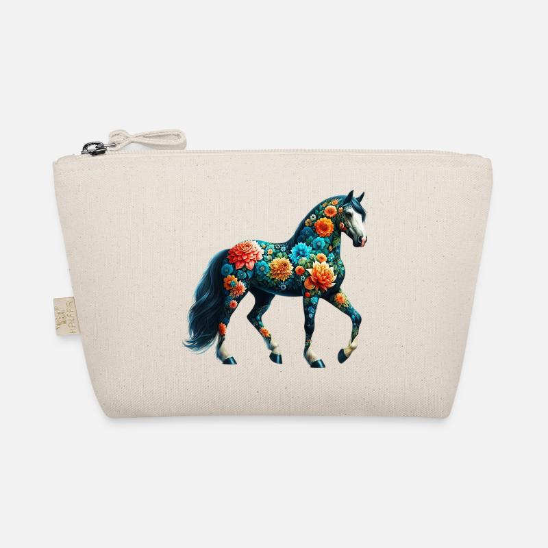 Cheval décoré de fleurs Trousse biologique