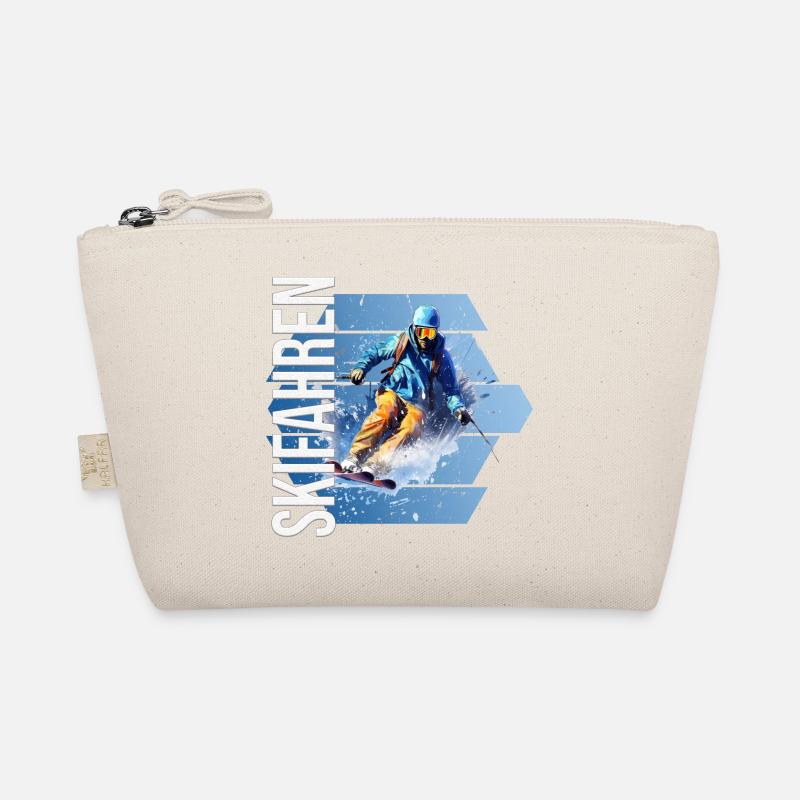 Skifahren - Bio-Täschchen - Natur