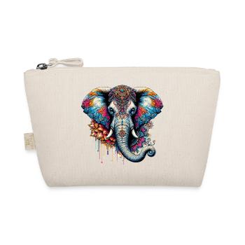 Elefant - Bio-Täschchen - Natur - Vorne