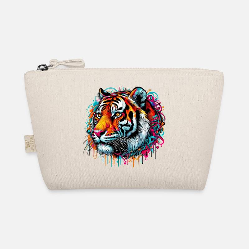 Tiger - Bio-Täschchen - Natur