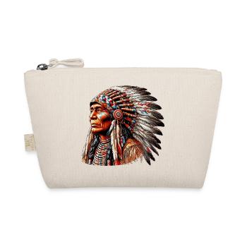 American Indian American Red Skin - Organic Pouch - nature - Front