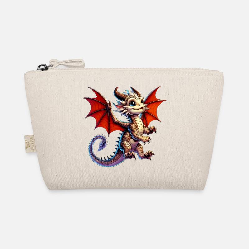 Drache - Bio-Täschchen - Natur