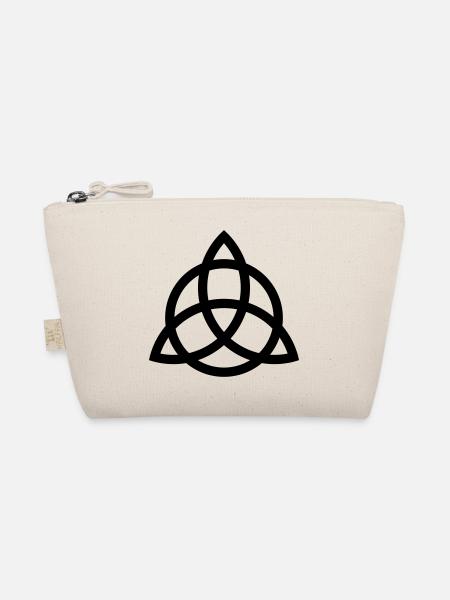 TRIQUETRA outline - Organic Pouch - nature - Front