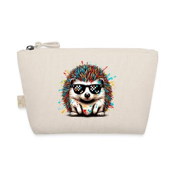 Hérisson avec lunettes de soleil - Trousse biologique - nature - Devant