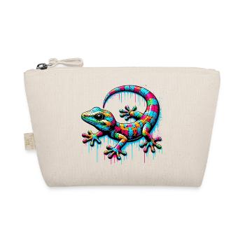 Gecko - Bio-Täschchen - Natur - Vorne