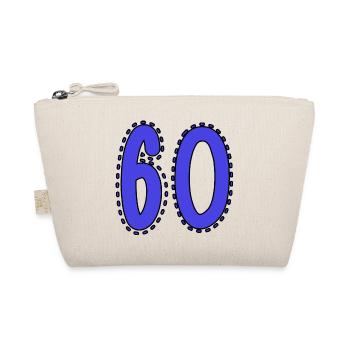 60. 60 ANS. 60e ANNIVERSAIRE. ANNIVERSAIRE 60 ANS. - Trousse biologique - nature - Devant