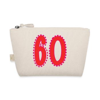 60. 60 ANS. 60e ANNIVERSAIRE. ANNIVERSAIRE 60 ANS. - Trousse biologique - nature - Devant