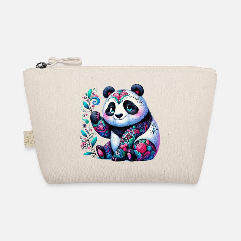 Panda - Bio-Täschchen - Natur