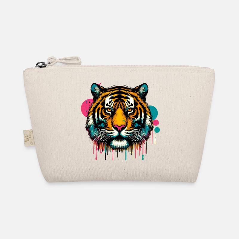 Tiger - Bio-Täschchen - Natur
