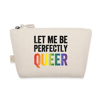Mois de la fierté LGBTQ - Laissez-moi être parfaitement queer - Trousse biologique - nature - Devant