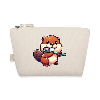 Beaver - Organic Pouch - nature - Front