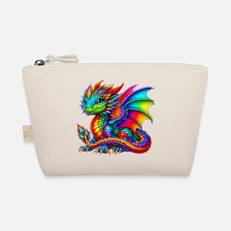 Drache - Bio-Täschchen - Natur