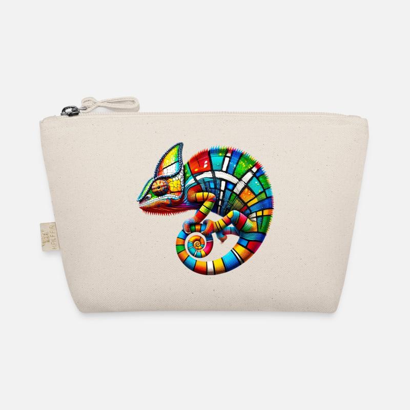 Chameleon Mondrian Organic Pouch