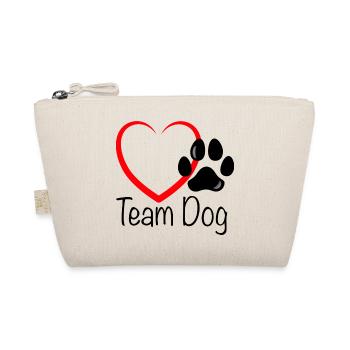 Team Dog Herz - Bio-Täschchen - Natur - Vorne