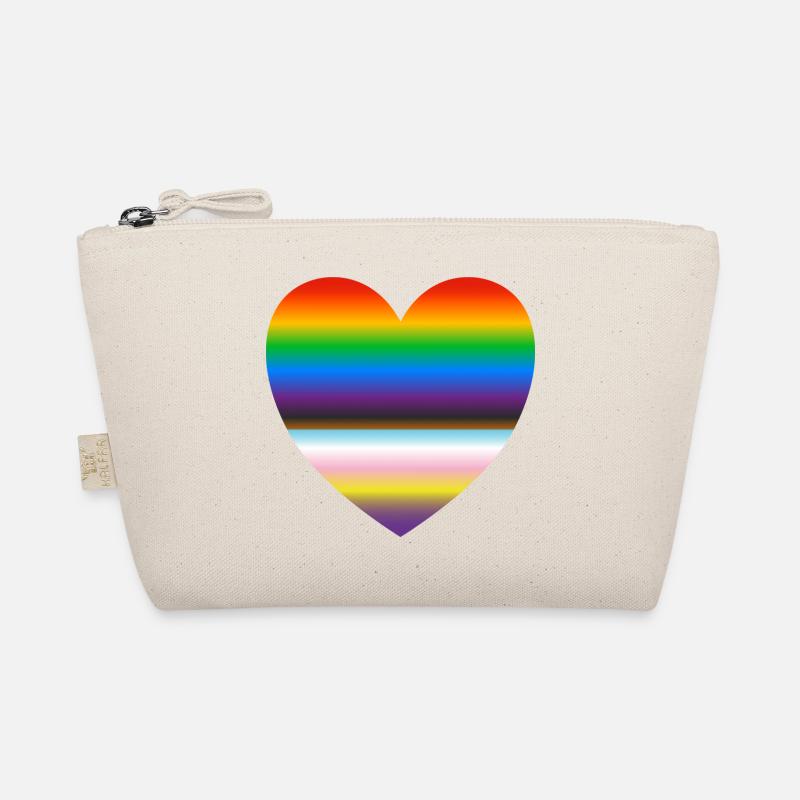 Inclusive pride heart Organic Pouch