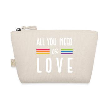 LGBTQ Pride Month - All You Need is Love - Bio-Täschchen - Natur - Vorne