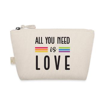 LGBTQ Pride Month - All You Need is Love - Bio-Täschchen - Natur - Vorne