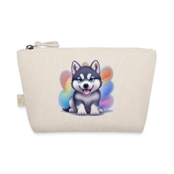 Chiot Husky Sibérien - Trousse biologique - nature - Devant