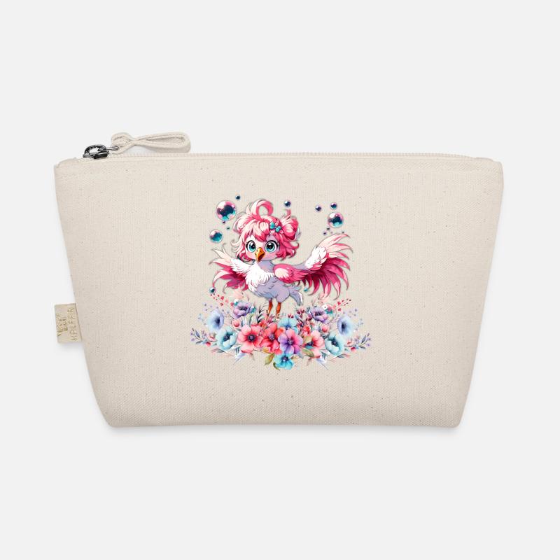 Niedlicher Flamingo Bio-Täschchen