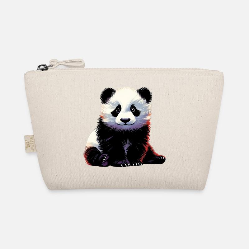 Panda - Bio-Täschchen - Natur