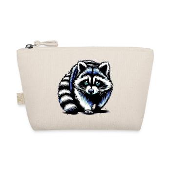 Raccoon - Organic Pouch - nature - Front