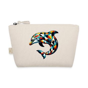 Harlequin Dolphin - Organic Pouch - nature - Front