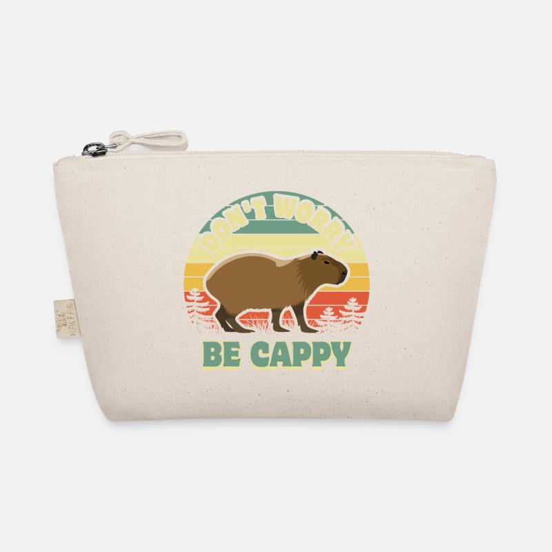 Don't worry be Cappy - Capybara Bio-Täschchen